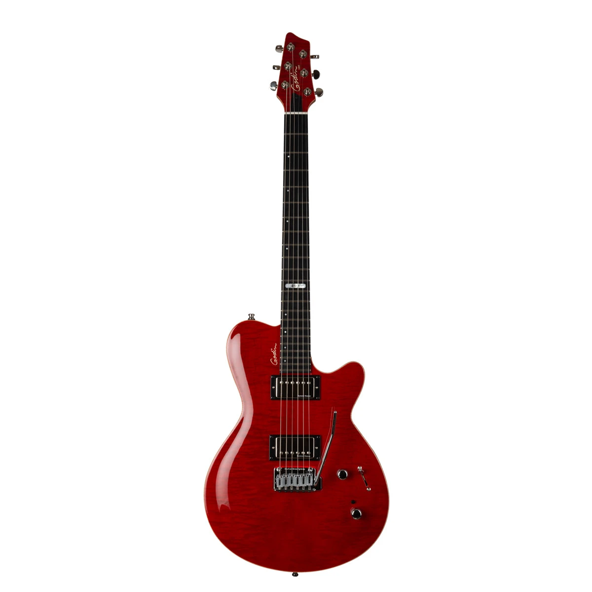 Godin Signature DS-1 W/Gig Bag - Trans Red Flame - Godin 1 Godin Signature DS-1 W/Gig Bag - Trans Red Flame - Godin