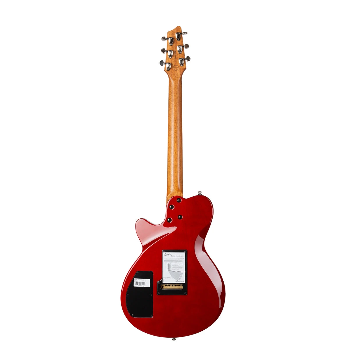 Godin Signature DS-1 W/Gig Bag - Trans Red Flame - Godin 2 Godin Signature DS-1 W/Gig Bag - Trans Red Flame - Godin - Image 2