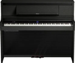 Roland LX-6-CH-WS Premium Upright Digital Piano - Charcoal - Roland -Zedem Sale Store 04 LX 6 CH FRONT