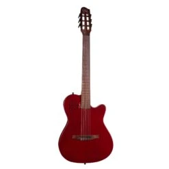 Godin Multiac Mundial Aztek Red W/Bag - SF - Godin -Zedem Sale Store 052394 Mundial Aztek Red angled 1