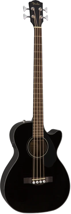Fender Acoustic CB-60SCE Bass Black - Fender -Zedem Sale Store 0970183006 gtr frtangle 001 rr