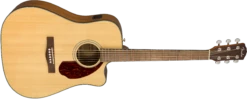 Fender CD-140SCE Dreadnought, Walnut Fingerboard, Natural W/case - Fender -Zedem Sale Store 0970213321 gtr frtangle 001 rr