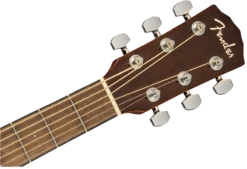 Fender CD-140SCE Dreadnought, Walnut Fingerboard, Natural W/case - Fender -Zedem Sale Store 0970213321 gtr hdstckfrt 001 nr