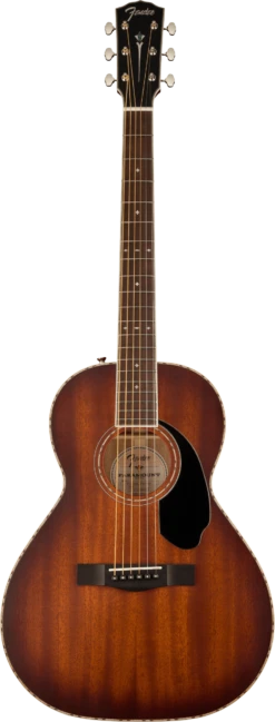 Fender PS-220E Parlor, All Mahogany, Ovangkol Fingerboard - Aged Cognac Burst - Fender