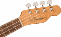 Fender Fullerton Tele Uke, Walnut Fingerboard, White Pickguard, Lake Placid Blue - Fender -Zedem Sale Store 0970513502 fen ins hft 1 nr