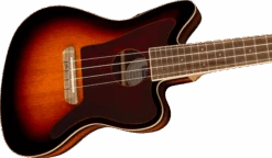 Fender Fullerton Jazzmaster Uke, Walnut Fingerboard, Tortoiseshell Pickguard, 3-Color Sunburst - Fender -Zedem Sale Store 0970533500 fen ins cbr 1 nr