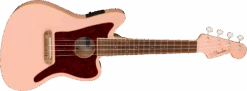 Fender Fullerton Jazzmaster Uke, Walnut Fingerboard, Tortoiseshell Pickguard, Shell Pink - Fender -Zedem Sale Store 0970533556 fen ins fan 1 rr