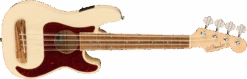 Fender Fullerton Precision Bass Uke, Walnut Fingerboard, Tortoiseshell Pickguard, Olympic White - Fender -Zedem Sale Store 0970583505 fen ins fan 1 rr
