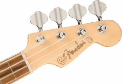 Fender Fullerton Precision Bass Uke, Walnut Fingerboard, Tortoiseshell Pickguard, Olympic White - Fender -Zedem Sale Store 0970583505 fen ins hft 1 nr
