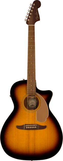 Fender Newporter Player, Walnut Fingerboard, Gold Pickguard, Sunburst - Fender