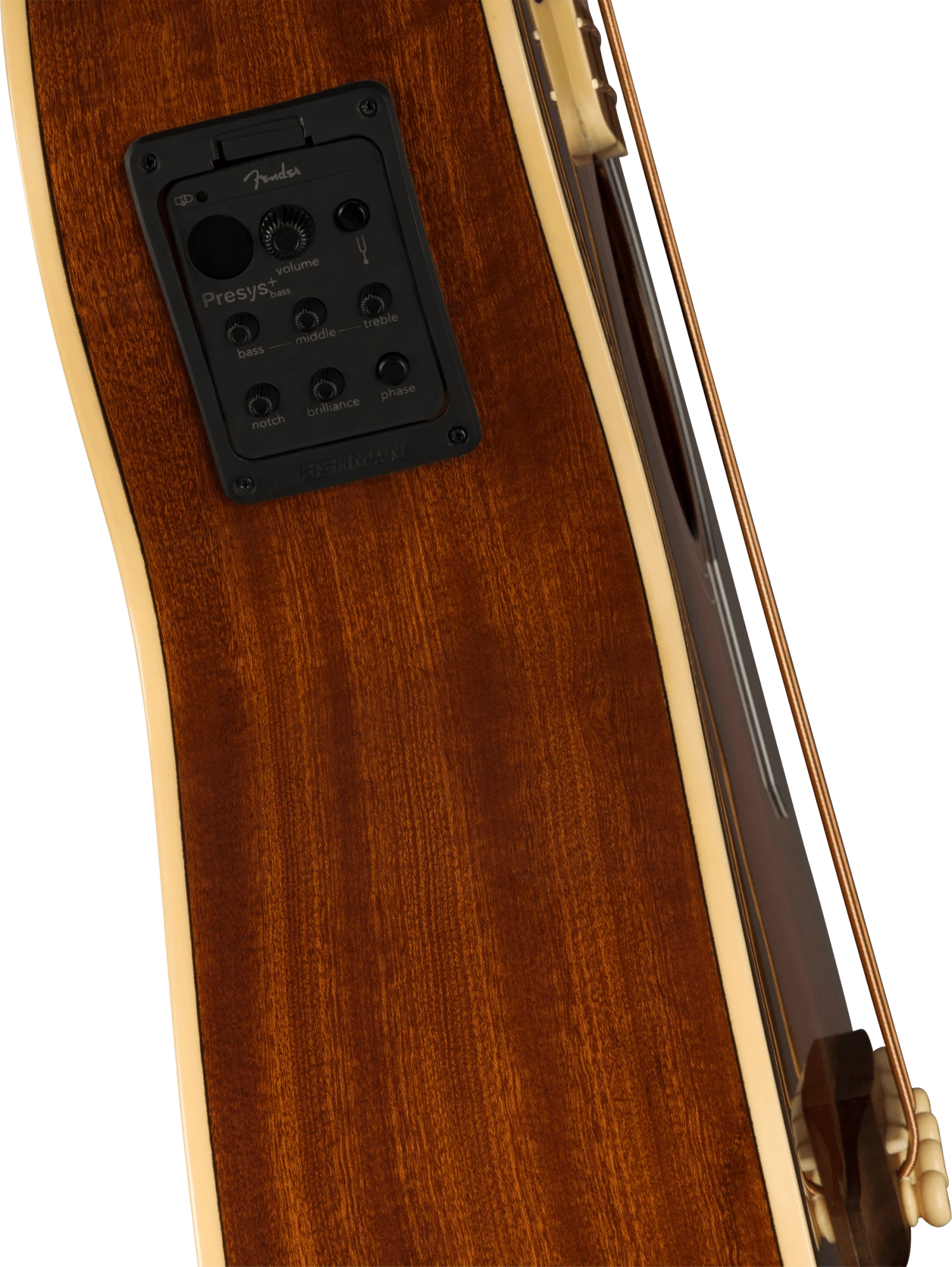Fender Kingman Bass, Walnut Fingerboard, Black Pickguard, Shaded Edge Burst - Fender 7 Fender Kingman Bass, Walnut Fingerboard, Black Pickguard, Shaded Edge Burst - Fender - Image 7