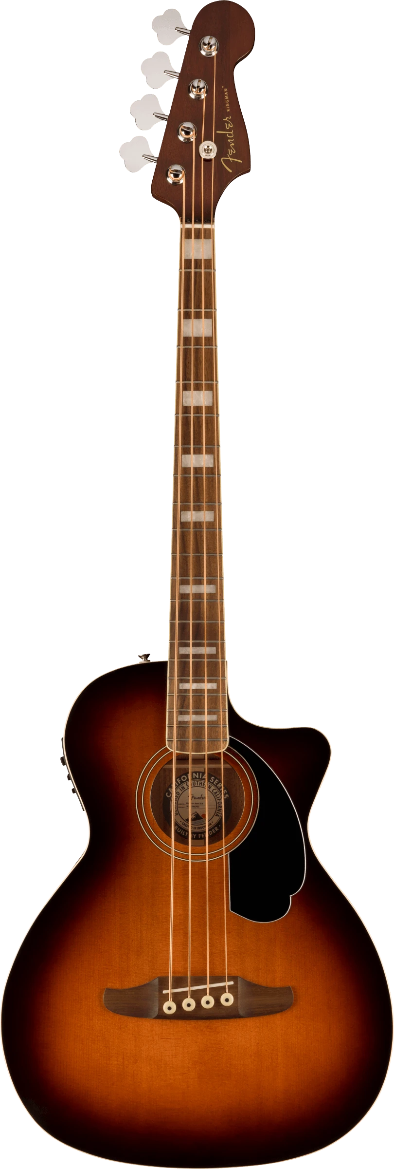 Fender Kingman Bass, Walnut Fingerboard, Black Pickguard, Shaded Edge Burst - Fender 1 Fender Kingman Bass, Walnut Fingerboard, Black Pickguard, Shaded Edge Burst - Fender