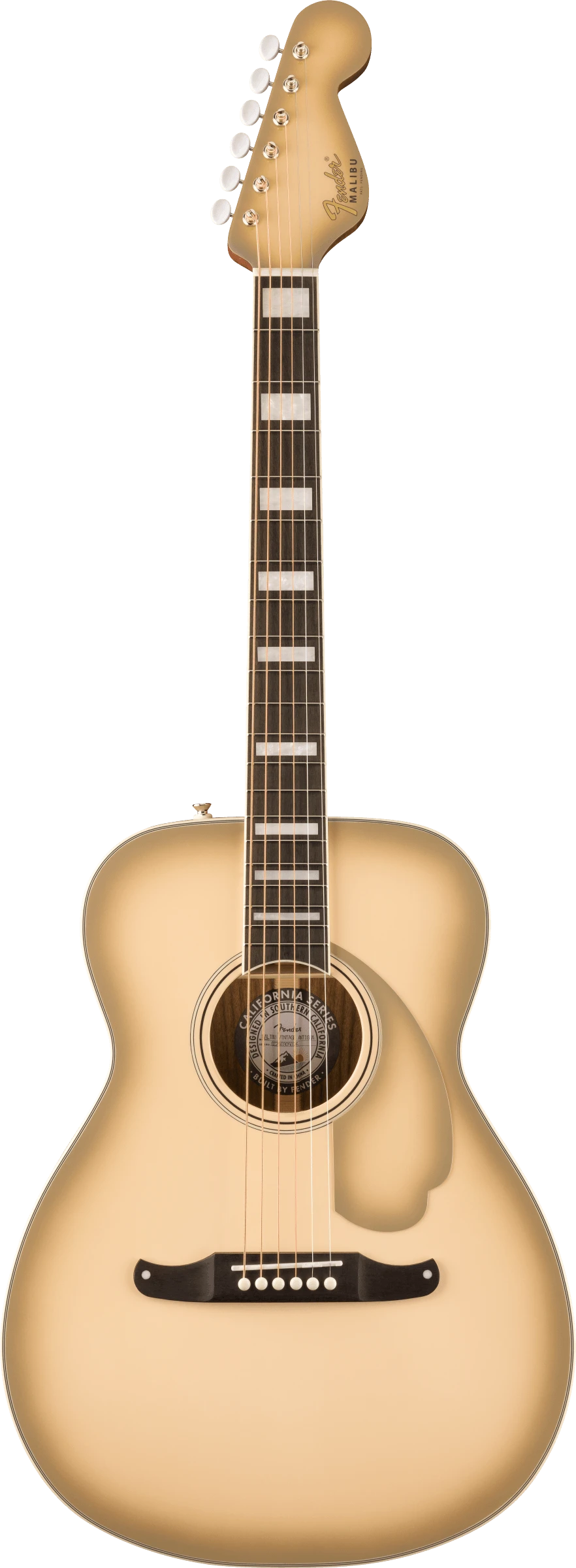 Fender - Limited Edition California Vintage Malibu W/Case, Antigua Pickguard, Antigua - Fender 1 Fender - Limited Edition California Vintage Malibu W/Case, Antigua Pickguard, Antigua - Fender