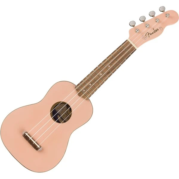 Fender Ukulele Venice Soprano WN - Shell Pink - Fender 1 Fender Ukulele Venice Soprano WN - Shell Pink - Fender