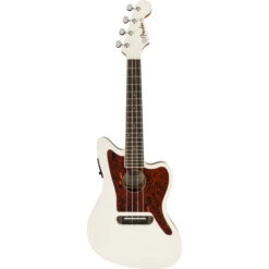 Fender Ukulele Fullerton Jazzmaster - Olympic White - Fender