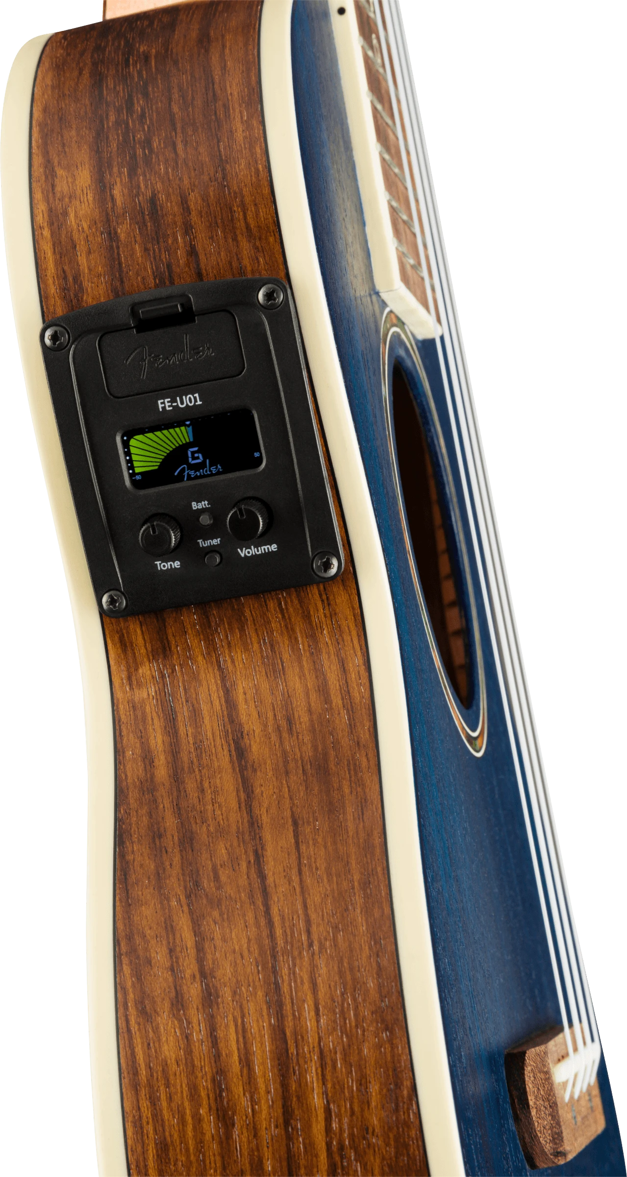 Fender Ukulele Dhani Harrison, Walnut Fingerboard - Sapphire Blue - Fender 3 Fender Ukulele Dhani Harrison, Walnut Fingerboard - Sapphire Blue - Fender - Image 3