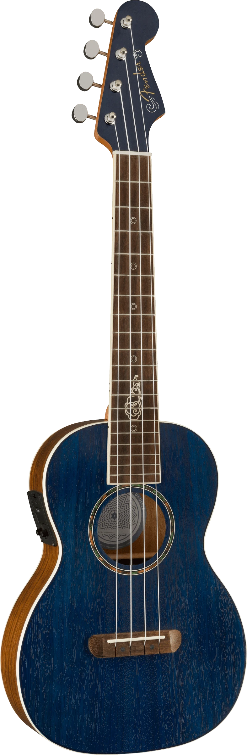 Fender Ukulele Dhani Harrison, Walnut Fingerboard - Sapphire Blue - Fender 2 Fender Ukulele Dhani Harrison, Walnut Fingerboard - Sapphire Blue - Fender - Image 2
