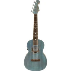 Fender Ukulele Dhani Harrison, Walnut Fingerboard - Turquoise - Fender