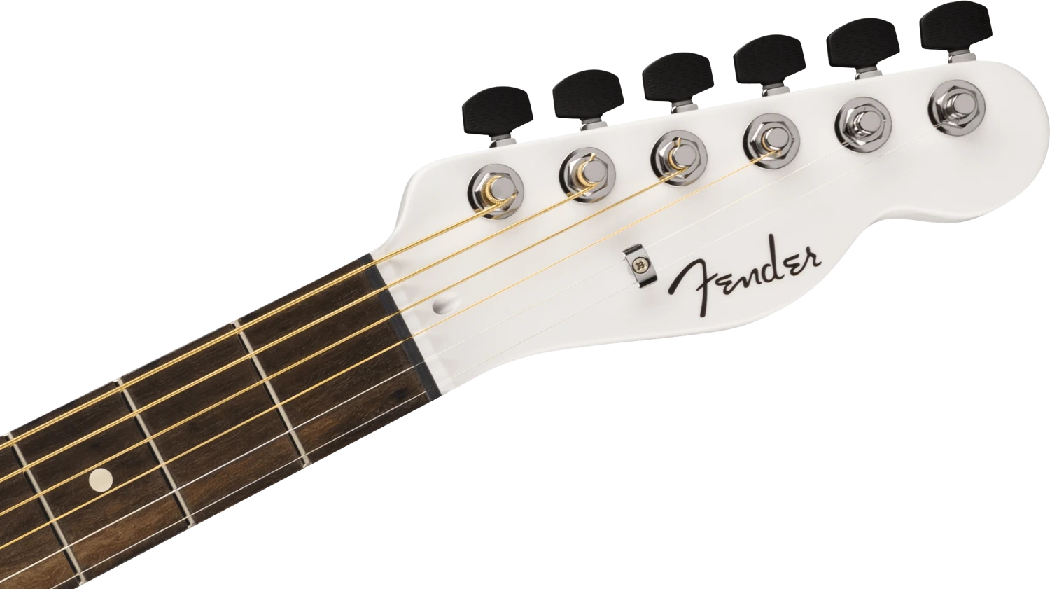 Fender Finneas Acoustasonic Player Telecaster, Satin Arctic White - Fender 5 Fender Finneas Acoustasonic Player Telecaster, Satin Arctic White - Fender - Image 5