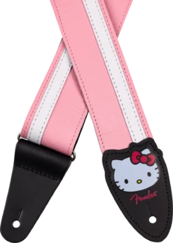 Fender X Hello Kitty Leather Strap, Pink - Fender -Zedem Sale Store 0990650156 fen acc dtl 1 nr