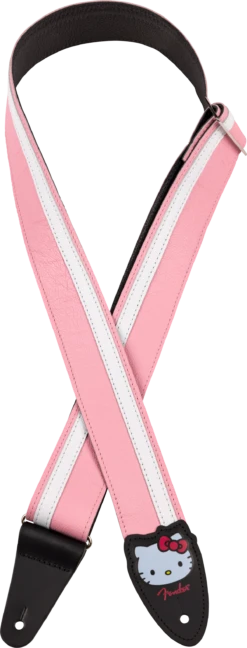 Fender X Hello Kitty Leather Strap, Pink - Fender