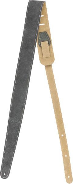 Fender Reversible Suede Strap, Gray/Tan, 2" - Fender 3 Fender Reversible Suede Strap, Gray/Tan, 2" - Fender - Image 3