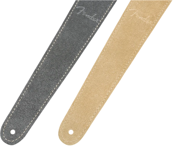 Fender Reversible Suede Strap, Gray/Tan, 2" - Fender 5 Fender Reversible Suede Strap, Gray/Tan, 2" - Fender - Image 5