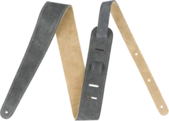 Fender Reversible Suede Strap, Gray/Tan, 2" - Fender