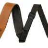 Fender Right Height Leather Strap, Cognac, 2.5" - Fender -Zedem Sale Store 0990694321 fen acc frt 1 nr