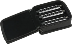 Fender Blues Deluxe Harmonica, Pack Of 3, With Case - Fender -Zedem Sale Store 0990701021 merch dtl 001 nr