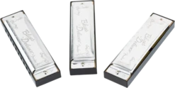 Fender Blues Deluxe Harmonica, Pack Of 3, With Case - Fender -Zedem Sale Store 0990701021 merch dtl 002 nr