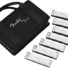 Fender Blues Deluxe Harmonica, Pack Of 7, W/Case - Fender -Zedem Sale Store 0990701049 merch frt 001 nr