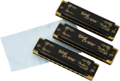 Fender Blues Deville Harmonicas 3-Pack With Case (Keys Of C, G And A) - Fender 8 Fender Blues Deville Harmonicas 3-Pack With Case (Keys Of C, G And A) - Fender -Zedem Sale Store 0990702021 merch dtl 003 nr