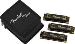 Fender Blues Deville Harmonicas 3-Pack With Case (Keys Of C, G And A) - Fender
