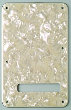 Fender Backplate Strat Aged White Moto - Fender