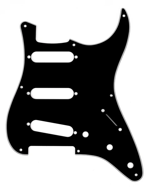 Fender Pickguard, Stratocaster S/S/S, 8-Hole Mount, Black, 3-Ply - Fender 1 Fender Pickguard, Stratocaster S/S/S, 8-Hole Mount, Black, 3-Ply - Fender
