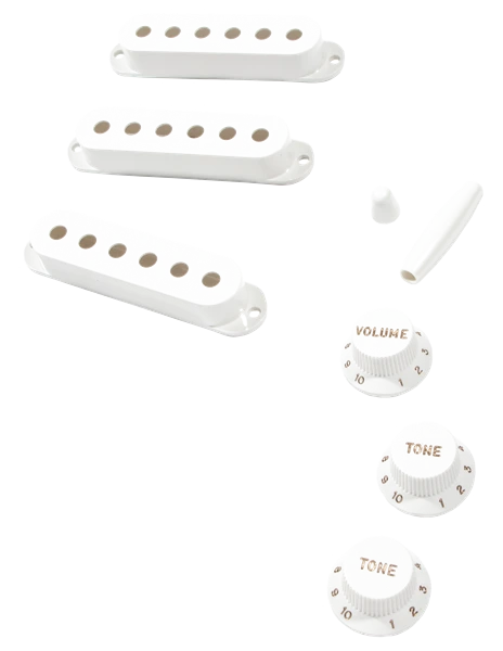 Fender Accessory Kit, Pure Vintage '50s Stratocaster - Eggshell - Fender 1 Fender Accessory Kit, Pure Vintage '50s Stratocaster - Eggshell - Fender