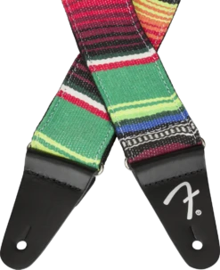 Fender Serape Strap, Green Multi, 2" - Fender -Zedem Sale Store 0992132541 merch dtl 004 nr