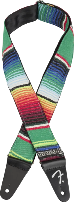 Fender Serape Strap, Green Multi, 2" - Fender