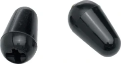 Fender Stratocaster Switch Tips, Black (2) - Fender