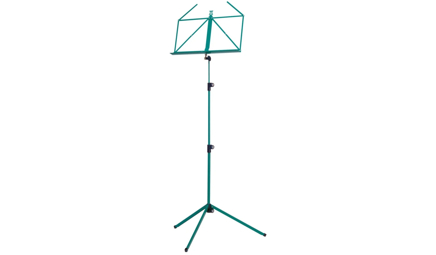K&M 3 Piece Folding Music Stand, Green - K-M 1 K&M 3 Piece Folding Music Stand, Green - K-M