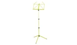 K&M 3 Piece Folding Music Stand, Lime - K-M
