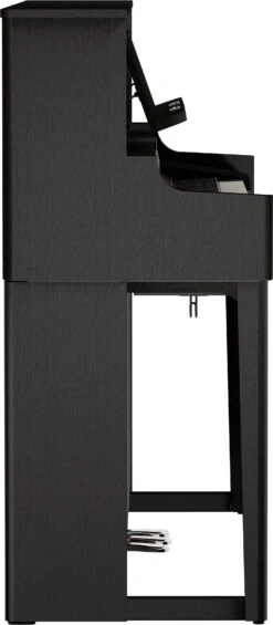 Roland LX-6-CH-WS Premium Upright Digital Piano - Charcoal - Roland -Zedem Sale Store 10 LX 6 CH SIDE