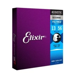 Elixir Acoustic Polyweb 80/20 Med 13-56 - Elixir