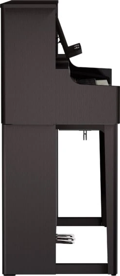 Roland LX-6-DR-WS Premium Upright Digital Piano - Dark Rosewood - Roland -Zedem Sale Store 11 LX 6 DR SIDE