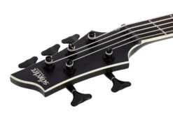 Schecter SLS Elite-5 "Evil Twin" Left-Handed Satin Black - Schecter -Zedem Sale Store 1397 SHC hqw top