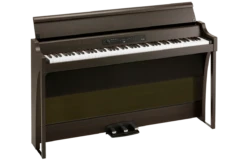Korg G1BAIRBR 88-Key RH3 Kronos Based Concert Piano With Bluetooth Audio Playing, Brown - Korg