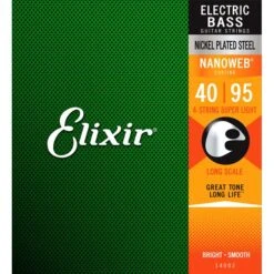 Elixir Bass Nanoweb Nickel Plated Steel 4 Str SL 40-95 - Elixir