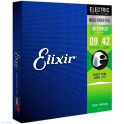 Elixir Electric Guitar Strings Optiweb Super Light 9-42 - Elixir