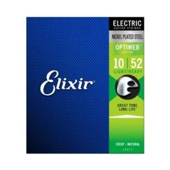 Elixir Electric Guitar Strings Optiweb Light-Heavy 10-52 - Elixir